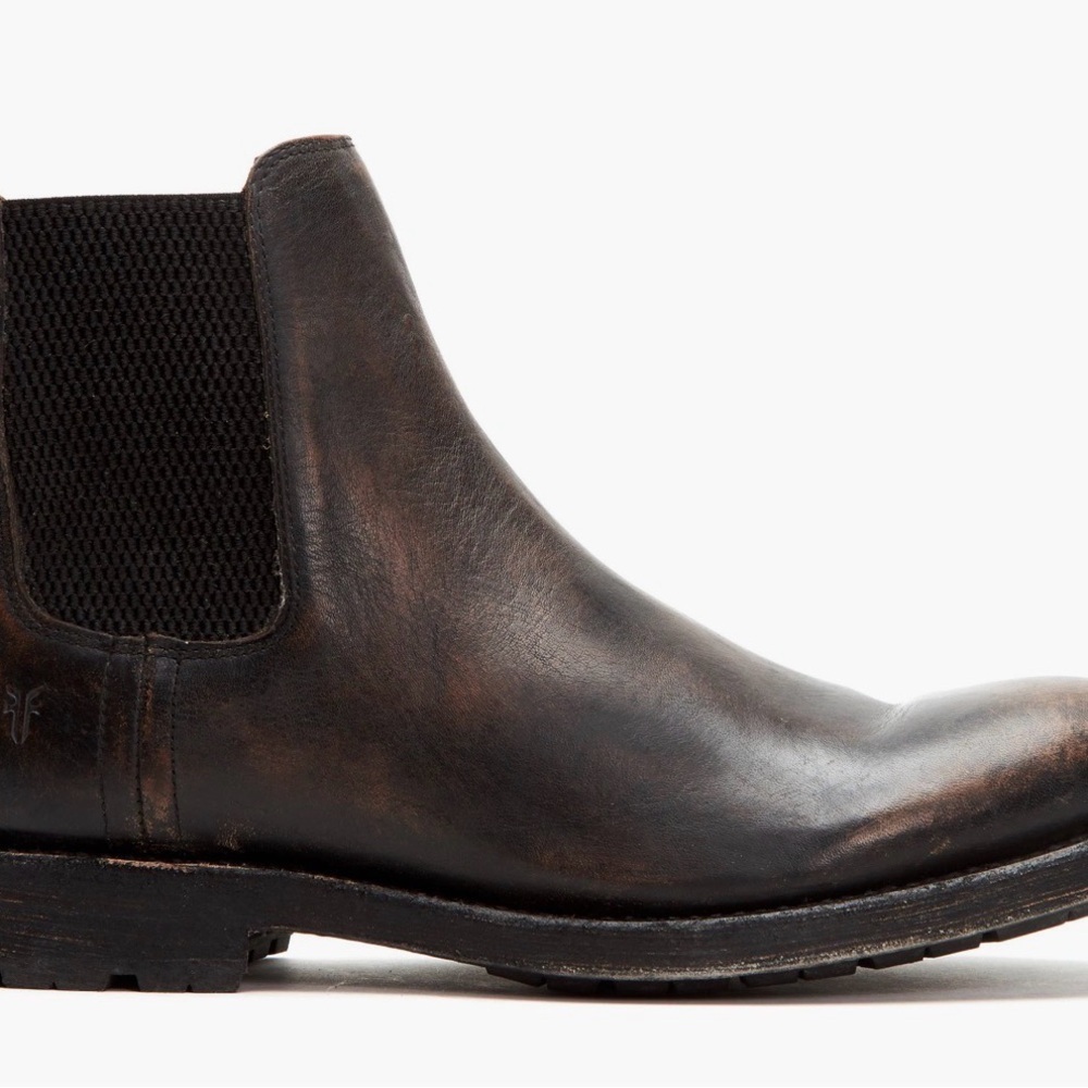 Frye Men's Brown Bowery Leather Boots